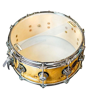 1CorTone Dynamic Series14x6.5 inch Snare Drum, Mappa Burl
